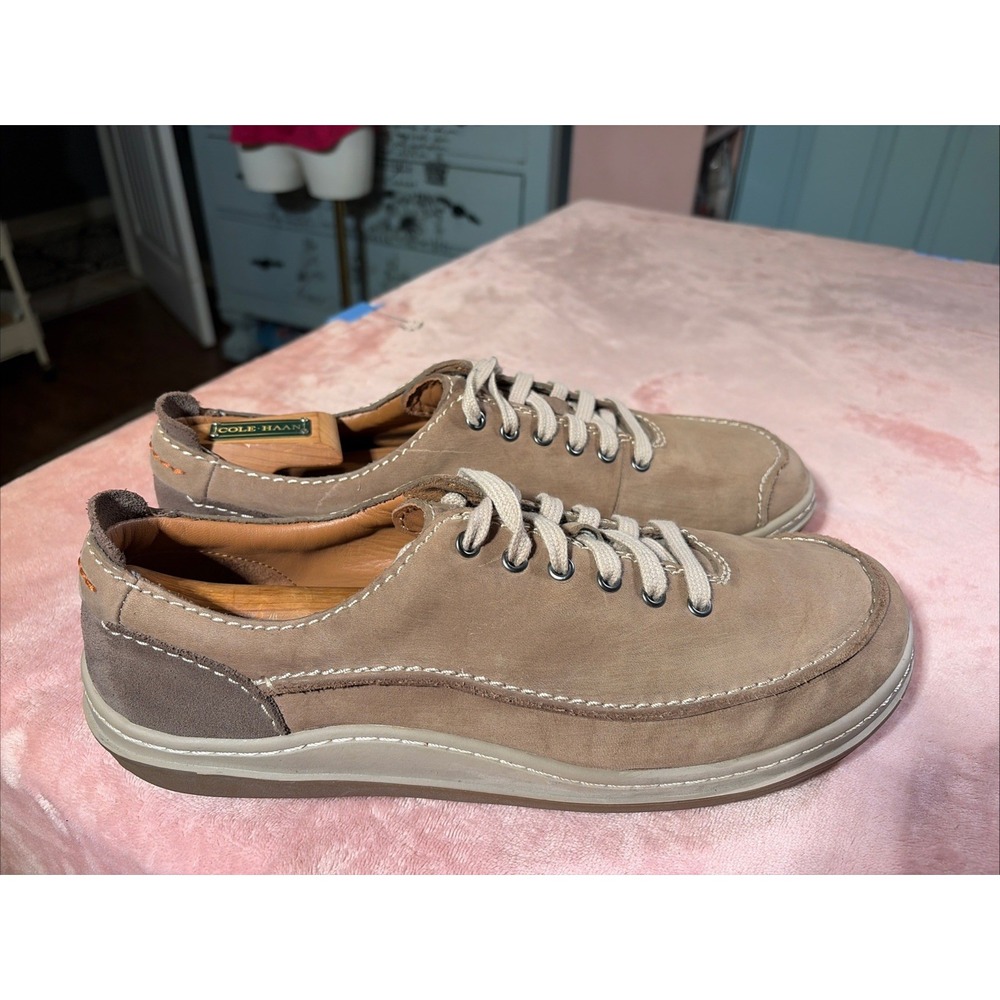 Clarks Mens Sz 12 Nubuck Gait Mapping Oxford Lace Up Shoes. Leather & Suede.